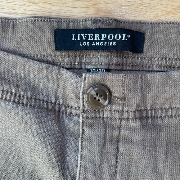 LIVERPOOL LOS ANGELES Cargo Crop Cuffed Pants Size 10 - Picture 4 of 14